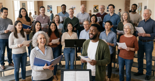 Choir singing in Mazatlan